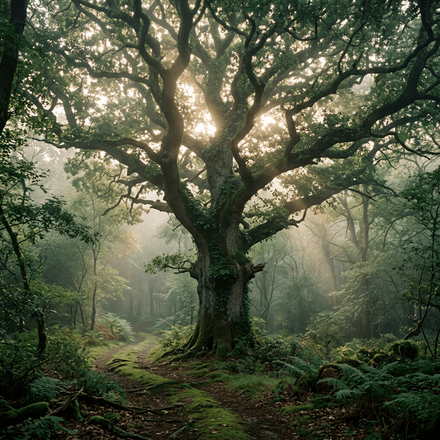 Parallax Forest Background